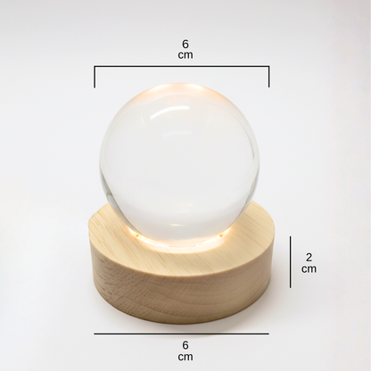 Divine Sankatmochan Hanuman Crystal Lamp