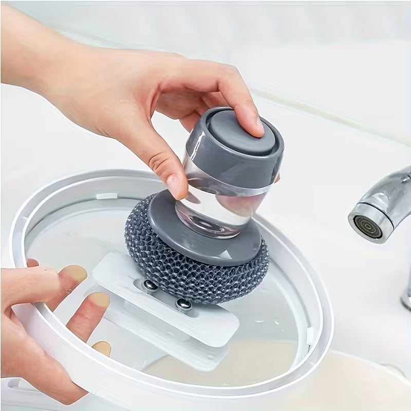 ScrubMate™ – Soap Dispensing Cleaning Brush (Pack of 2)