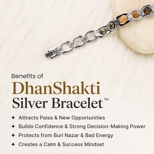 DhanShakti Silver Bracelet™